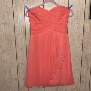 David’s Bridal Strapless Dress